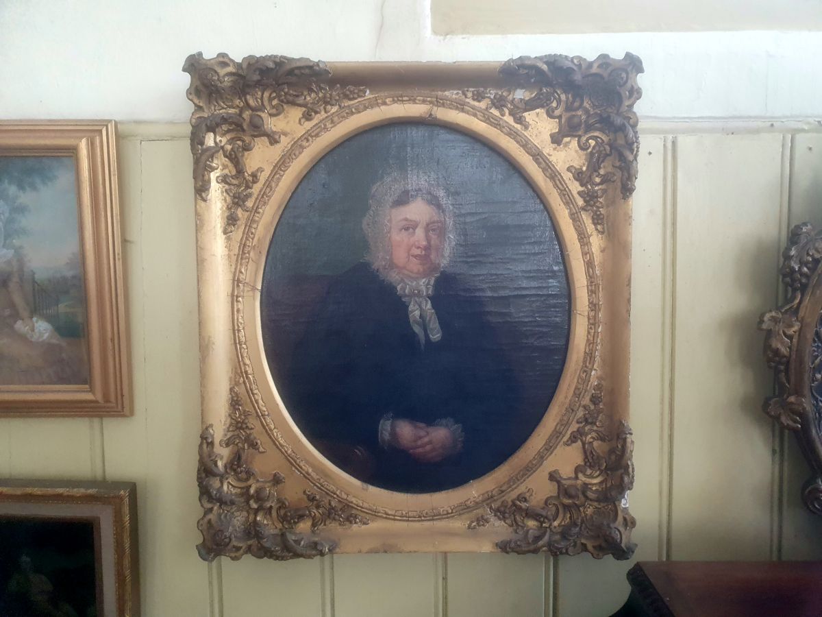 Early 19th Century Oil On Canvas Of A Lady